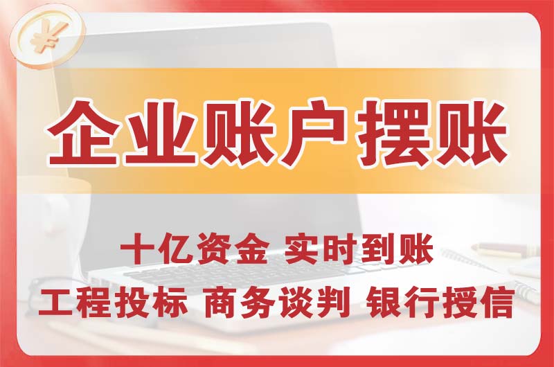 闵行企业账户摆账